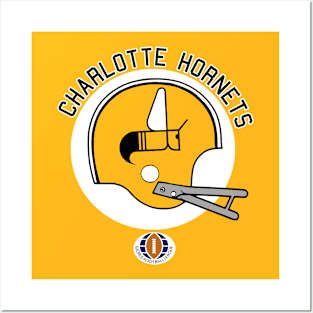 Charlotte Hornets (World Football League) 1974-1975 Posters and Art